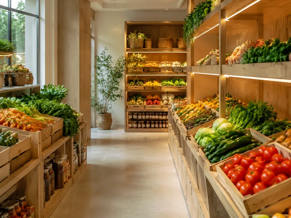 Продуктовый магазин и супермаркет